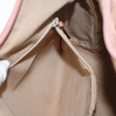 GUCCI GG Canvas Shoulder Bag Pink Silver 001 3386 Auth 171393-22