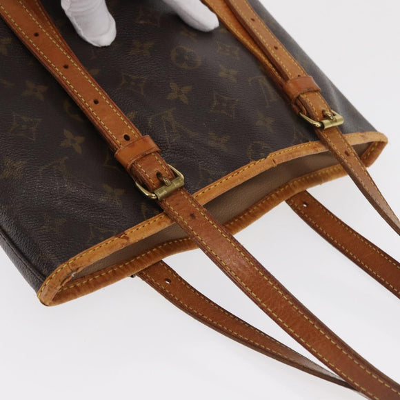 LOUIS VUITTON Monogram Bucket GM Shoulder Bag M42236 LV Auth 171398