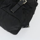 PRADA Backpack Nylon Black Silver Auth 171402-16