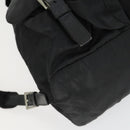 PRADA Backpack Nylon Black Silver Auth 171402-17
