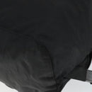 PRADA Backpack Nylon Black Silver Auth 171402-18