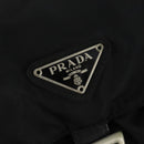 PRADA Backpack Nylon Black Silver Auth 171402-20