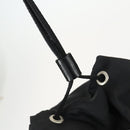 PRADA Backpack Nylon Black Silver Auth 171402-21
