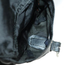 PRADA Backpack Nylon Black Silver Auth 171402-29