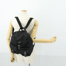 PRADA Backpack Nylon Black Silver Auth 171402-30