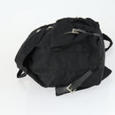 PRADA Backpack Nylon Black Silver Auth 171402-4