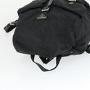 PRADA Backpack Nylon Black Silver Auth 171402-6
