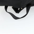 PRADA Backpack Nylon Black Silver Auth 171402-7
