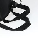 PRADA Backpack Nylon Black Silver Auth 171402-8