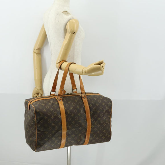 LOUIS VUITTON Monogram Sac Souple 45 Boston Bag M41624 LV Auth 171403