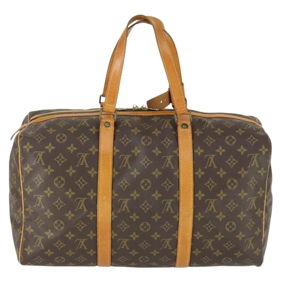 LOUIS VUITTON Monogram Sac Souple 45 Boston Bag M41624 LV Auth 171403