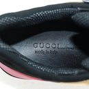 GUCCI Basketball Sneakers Leather Size 35 Gold Auth 171404M-18