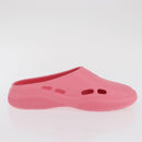 PRADA Slide Sandals Rubber Pink Auth 171405V-21