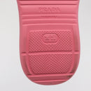 PRADA Slide Sandals Rubber Pink Auth 171405V-27