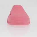 PRADA Slide Sandals Rubber Pink Auth 171405V-28