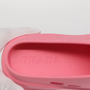 PRADA Slide Sandals Rubber Pink Auth 171405V-30