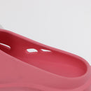 PRADA Slide Sandals Rubber Pink Auth 171405V-32