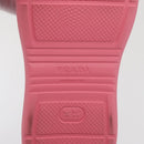 PRADA Slide Sandals Rubber Pink Auth 171405V-9