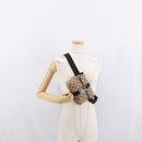 GUCCI GG Canvas Waist bag Beige Silver 131236 Auth 171409-24
