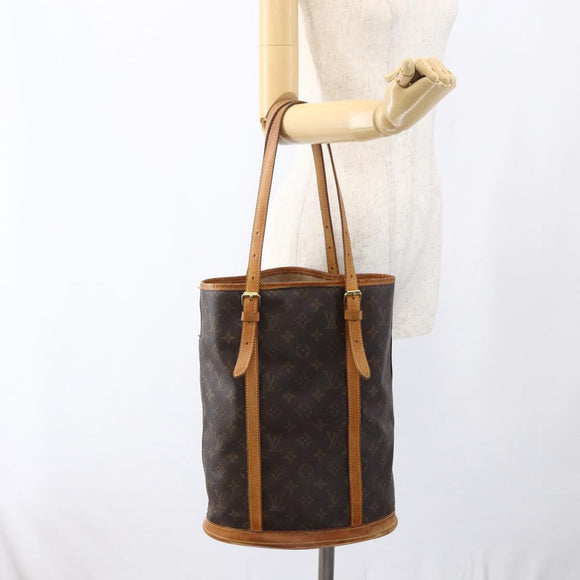 LOUIS VUITTON Monogram Bucket GM Shoulder Bag M42236 LV Auth 171423