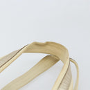 SAINT LAURENT Kahala Tote Bag Canvas Beige Gold 123435 Auth 171425-8