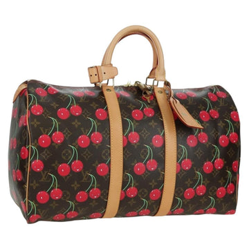 LOUIS VUITTON Monogram Cherry Keepall 45 Boston Bag M95011 LV Auth 171440SV