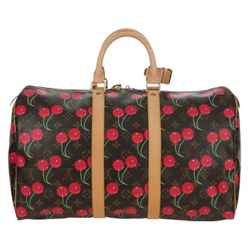 LOUIS VUITTON Monogram Cherry Keepall 45 Boston Bag M95011 LV Auth 171440SV - 0