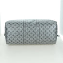 LOUIS VUITTON Monogram Keepall Bandouliere 50 Bag Silver M43848 Auth 171441SAM-5