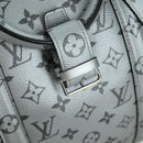 LOUIS VUITTON Monogram Keepall Bandouliere 50 Bag Silver M43848 Auth 171441SAM-22