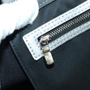 LOUIS VUITTON Monogram Keepall Bandouliere 50 Bag Silver M43848 Auth 171441SAM-27