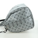 LOUIS VUITTON Monogram Keepall Bandouliere 50 Bag Silver M43848 Auth 171441SAM-3