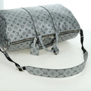 LOUIS VUITTON Monogram Keepall Bandouliere 50 Bag Silver M43848 Auth 171441SAM-8