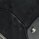 GUCCI GG Canvas Boston Bag 2way Black Silver 739581 Auth 171443SAM-18