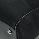 GUCCI GG Canvas Boston Bag 2way Black Silver 739581 Auth 171443SAM-19