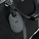 GUCCI GG Canvas Boston Bag 2way Black Silver 739581 Auth 171443SAM-22