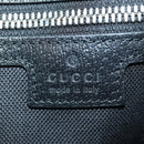 GUCCI GG Canvas Boston Bag 2way Black Silver 739581 Auth 171443SAM-24