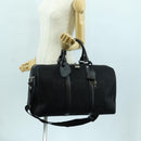 GUCCI GG Canvas Boston Bag 2way Black Silver 739581 Auth 171443SAM-29