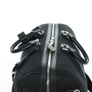 GUCCI GG Canvas Boston Bag 2way Black Silver 739581 Auth 171443SAM-6