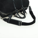 GUCCI GG Canvas Boston Bag 2way Black Silver 739581 Auth 171443SAM-8