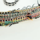 CHANEL Matelasse Chain Bag Tweed 2way Multicolor Silver CC Auth 171446SAM-8