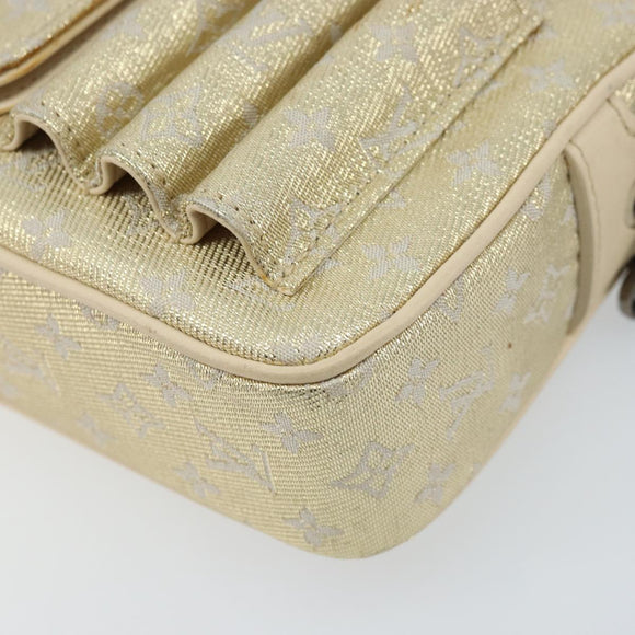 LOUIS VUITTON Monogram Shine McKenna Shoulder Bag Gold M92363 LV Auth 171448A