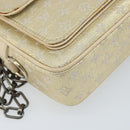 LOUIS VUITTON Monogram Shine McKenna Shoulder Bag Gold M92363 LV Auth 171448A-15