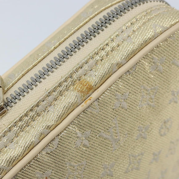 LOUIS VUITTON Monogram Shine McKenna Shoulder Bag Gold M92363 LV Auth 171448A