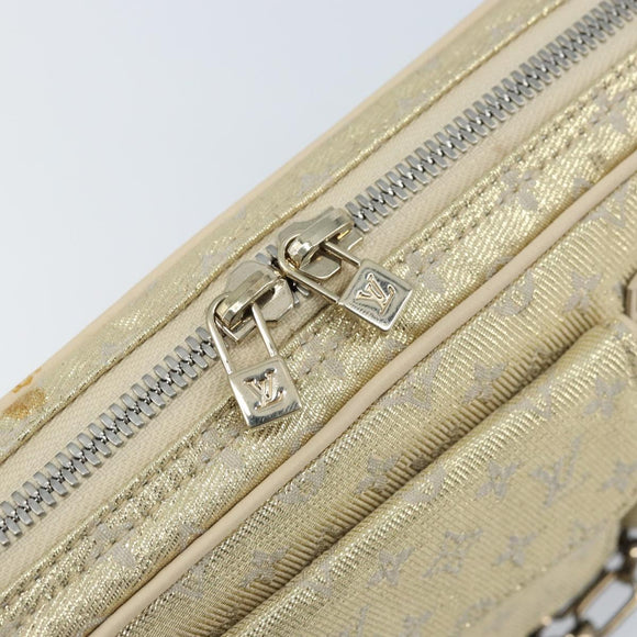 LOUIS VUITTON Monogram Shine McKenna Shoulder Bag Gold M92363 LV Auth 171448A