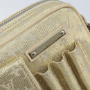 LOUIS VUITTON Monogram Shine McKenna Shoulder Bag Gold M92363 LV Auth 171448A-19