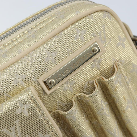 LOUIS VUITTON Monogram Shine McKenna Shoulder Bag Gold M92363 LV Auth 171448A