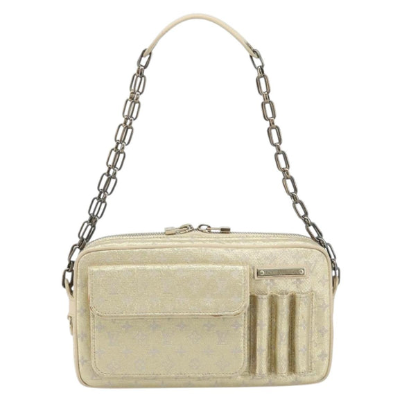 LOUIS VUITTON Monogram Shine McKenna Shoulder Bag Gold M92363 LV Auth 171448A