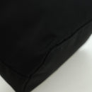 PRADA Chain Shoulder Bag Nylon Black Silver Auth 171449M-13