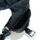 PRADA Chain Shoulder Bag Nylon Black Silver Auth 171449M-19