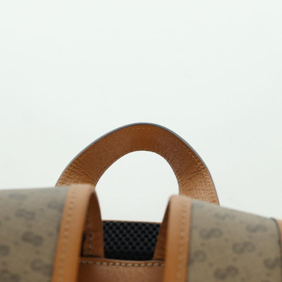 GUCCI Micro GG Supreme Disney Backpack PVC Beige Gold 552884 Auth 171451SAM